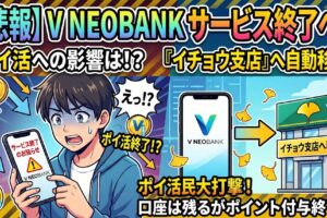 V NEOBANK終了