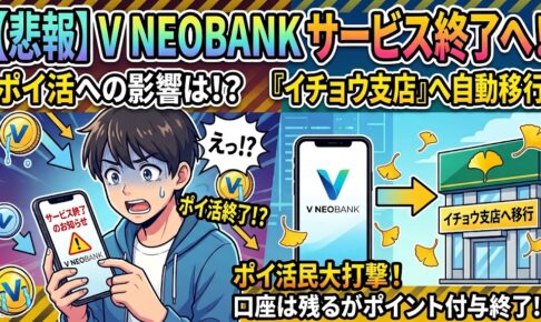 V NEOBANK終了