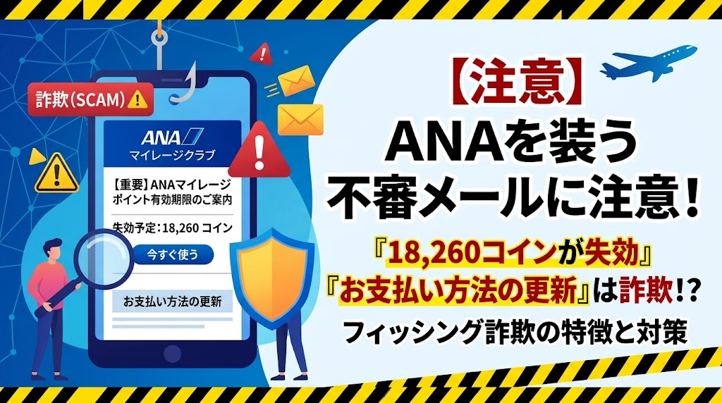 anaを装った詐欺メール