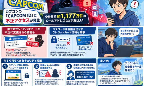 CAPCOM不正アクセス