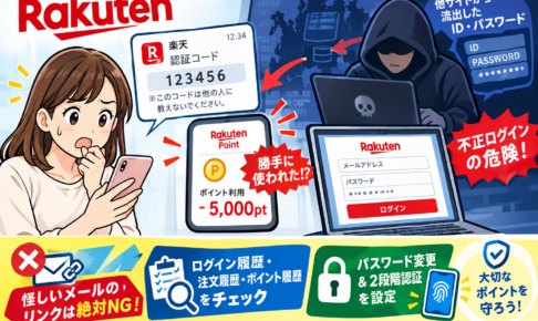 楽天不正ログイン