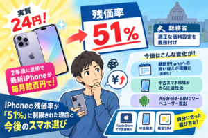 アイフォン残価率