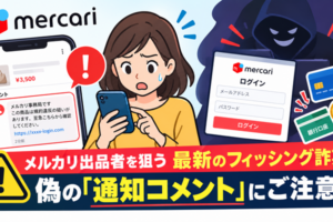 メルカリ偽通知