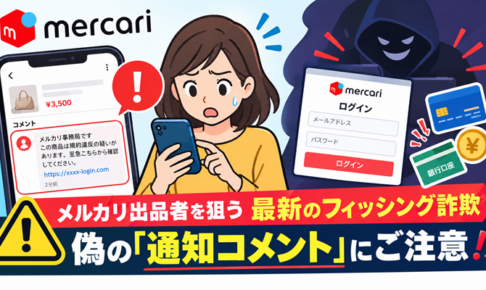メルカリ偽通知