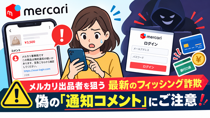 メルカリ偽通知