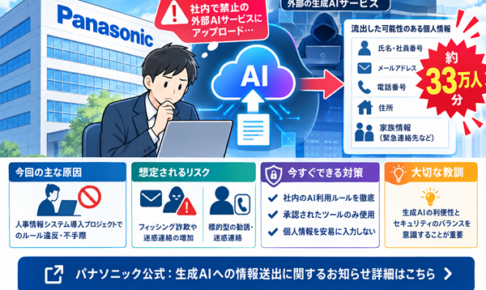 パナソニック個人情報トラブル