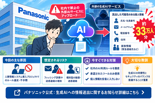 パナソニック個人情報トラブル