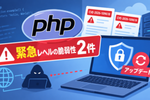PHPに緊急レベルの脆弱性