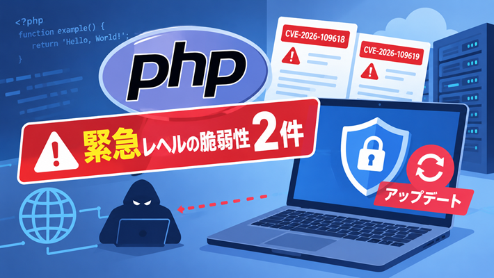 PHPに緊急レベルの脆弱性