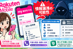 楽天モバイル情報漏洩