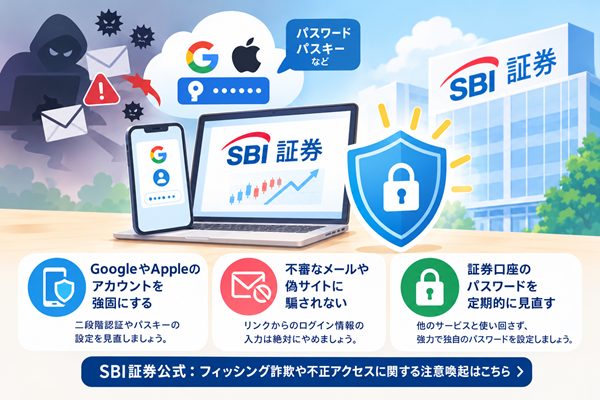 SBI証券パスキー突破不正ログイン
