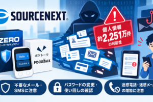 イバー攻撃と個人情報流出への警告