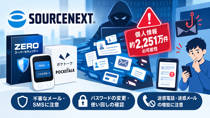 イバー攻撃と個人情報流出への警告