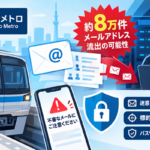 東京メトロ個人情報流出