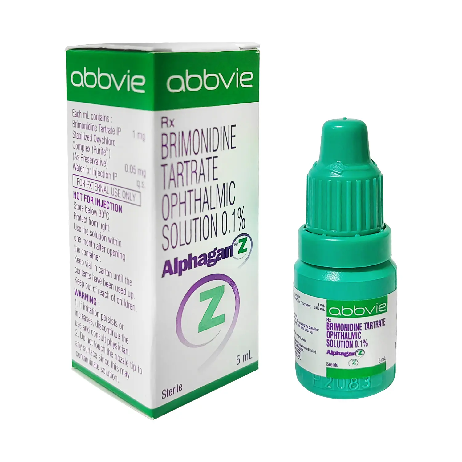 アルファガン点眼液0.1%5ml
