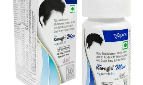 ケラグロMen男性用育毛30錠（ビオチン・L-リジン・N-アセチルシステイン配合）