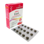 ウルトラアイアン14mg30錠(鉄分+ビタミンB12+葉酸+ビタミンC配合)